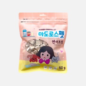 마트루 펫 세일러 소프트 연어 고양이 & 강아지 간식, 1.76oz, 1팩