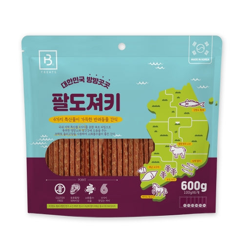 브리더랩 코리아 육포 강아지 간식, 21.16온스, 30개 팩