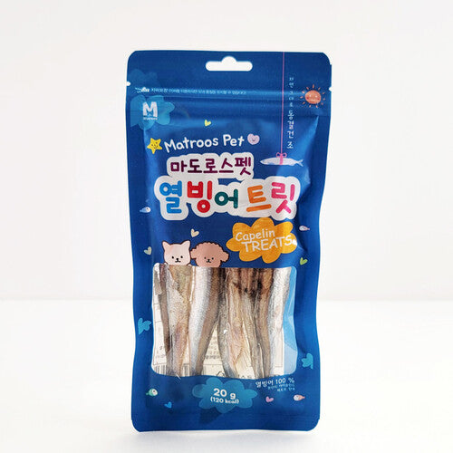 마트루 펫 세일러 열빙어 고양이 및 강아지 간식, 0.71oz, 1개입