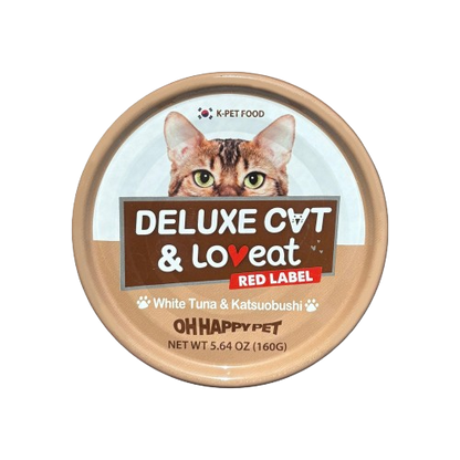 Sajo Deluxe Cat & Loveat White Tuna & Katsuobushi Wet Cat Food, 5.64 Oz Can