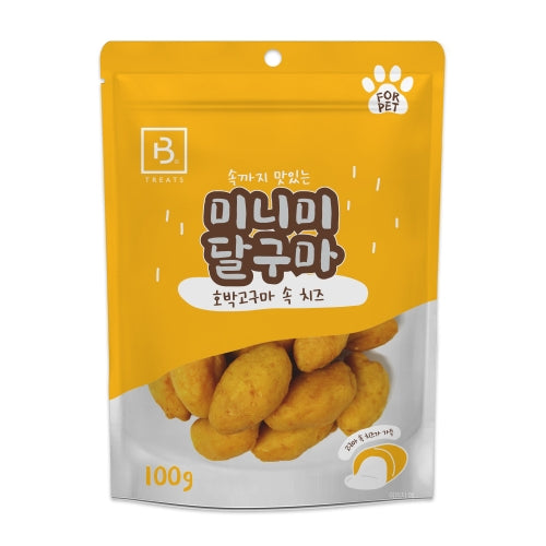 브리더랩 미니미 단호박 고구마 반려견/반려묘 트릿, 100g, 1개입