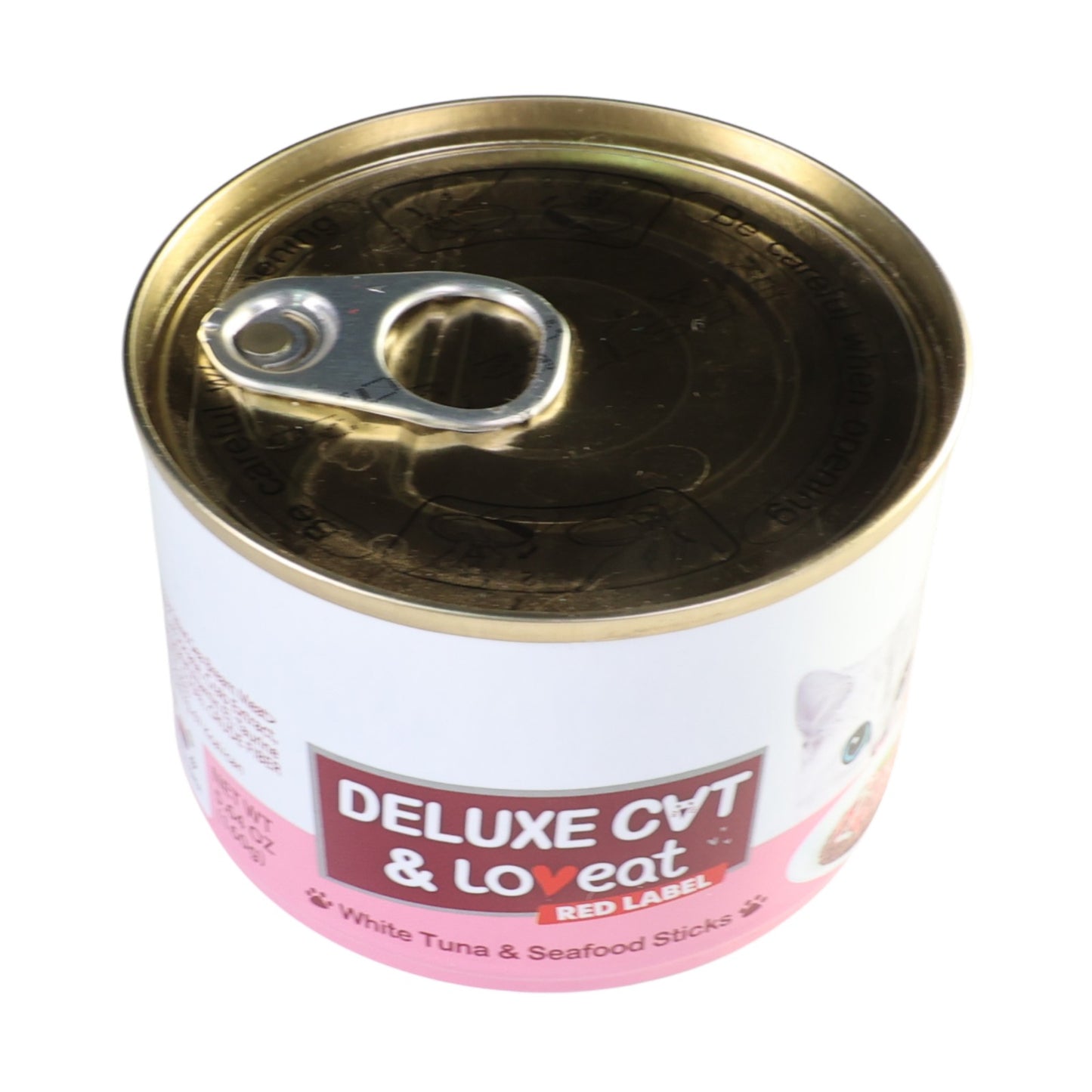 Sajo Deluxe Cat & Loveat White Tuna & Seafood Stick Wet Cat Food, 5.64 Oz Can