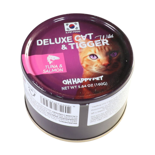 Sajo Deluxe Cat & Tigger Tuna & Salmon Wet Cat Food, 5.64 Oz Can