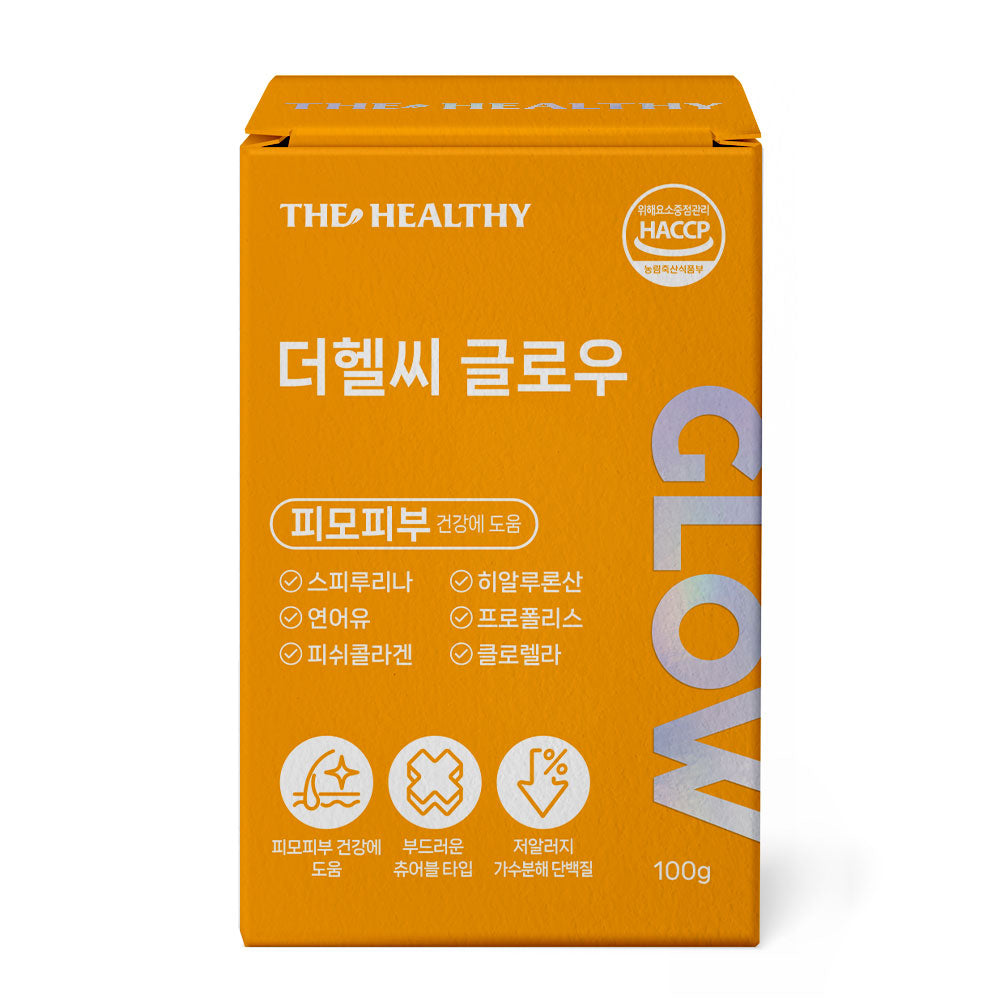 Healthy GLOW 코트 지원 강아지 영양제, 3.53온스, 1개 케이스
