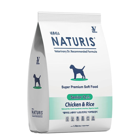 Sungbo Naturis Senior 12+ Chicken & Rice Soft Kibble Dog Food