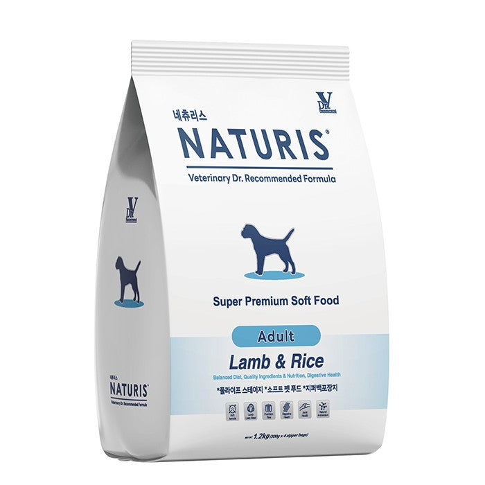 Sungbo Naturis Adult Lamb & Rice Soft Kibble Dog Food