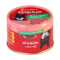 Queen's Cat & NUTRI PLAN - Tuna & Salmon