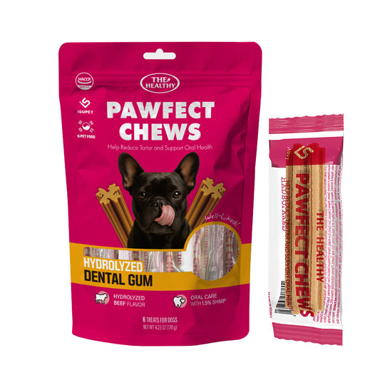 The Healthy Pawfect Chews Beef Dog Dental Treat,  Pack of 6