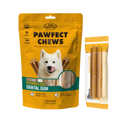 The Healthy Pawfect Chews Duck Dog Dental Treat,  Pack of 6