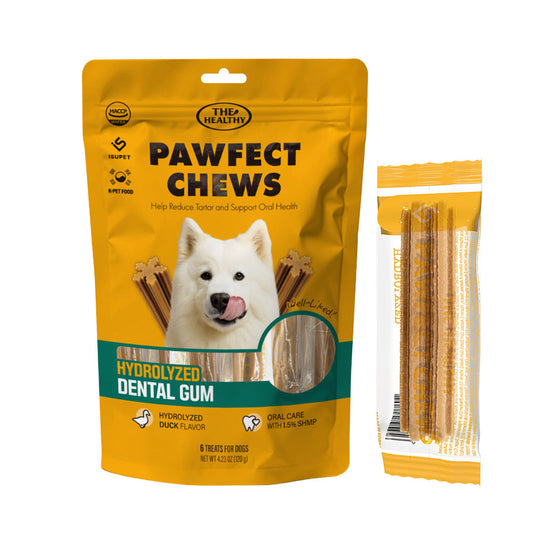 The Healthy Pawfect Chews Duck Dog Dental Treat,  Pack of 6